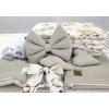 Beige Bettwäsche-Sets mit Himmel für Stubenwagen in Natur