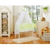 Babybett 40x90 cm mit Bettset und Himmel Matratze