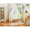 Beistellbett mit Matratze und Bettwäsche Set - Little Prince/Princess grün