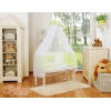 Beistellbett mit Matratze und Bettwäsche Set - Little Prince/Princess grün