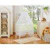 Beistellbett mit Matratze und Bettwäsche Set - Little Prince/Princess grün