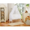 Beistellbett mit Matratze und Bettwäsche Set - Little Prince/Princess weiß