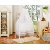 Beistellbett mit Matratze und Bettwäsche Set - Little Prince/Princess weiß