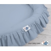 Betthimmel für Jungs + Rüschennestchen- pastellblau