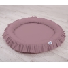 Betthimmel Kinderzimmer + Rüschennestchen- pastellviolett