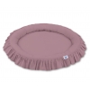 Betthimmel Kinderzimmer + Rüschennestchen- pastellviolett