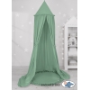 Betthimmel Kinderzimmer + Spielmatte- weißgrün