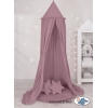 Betthimmel mit Spielmatte und Kissen - pastellviolett