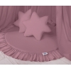 Betthimmel mit Spielmatte und Kissen - pastellviolett