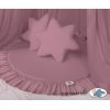 Betthimmel mit Spielmatte und Kissen - pastellviolett