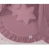 Betthimmel mit Spielmatte und Kissen - pastellviolett