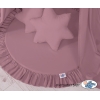 Betthimmel mit Spielmatte und Kissen - pastellviolett