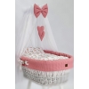 Bettset für Stubenwagen Waldin®  mit Himmel Rosa
