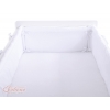 Bettumrandung Babybett XXL- Hängende Herzen weiss