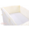 Baby Bettumrandung Babybett XXL- Little Prince/Princess creme