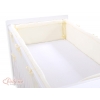 Baby Bettumrandung Babybett XXL- Little Prince/Princess creme