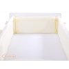 Baby Bettumrandung Babybett XXL- Little Prince/Princess creme