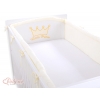 Baby Bettumrandung Babybett XXL- Little Prince/Princess creme