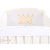Baby Bettumrandung Babybett XXL- Little Prince/Princess creme