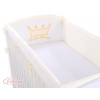 Baby Bettumrandung Babybett XXL- Little Prince/Princess creme