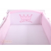 Bettumrandung Baby Mädchen Princess Rosa