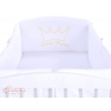 Baby Bettumrandung XXL Babybett - Little Prince/Princess weiss
