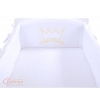 Baby Bettumrandung XXL Babybett - Little Prince/Princess weiss