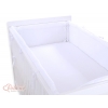 Baby Bettumrandung XXL Babybett - Little Prince/Princess weiss