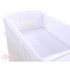 Baby Bettumrandung XXL Babybett - Little Prince/Princess weiss