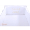 Baby Bettumrandung XXL Babybett - Little Prince/Princess weiss