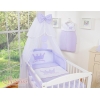 Baby Bettwäsche Set 11-tlg - Little Prince/Princess lila
