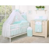 Baby Bettwäsche Set 11-tlg - Little Prince/Princess minze