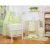 Babybett Bettwäsche Set 11-tlg mit Babybett Himmel - Little Prince/Princess grün