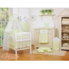 Babybett Bettwäsche Set 11-tlg mit Babybett Himmel - Little Prince/Princess grün