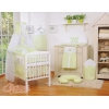 Babybett Bettwäsche Set 11-tlg mit Babybett Himmel - Little Prince/Princess grün