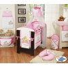 Bettwäsche Set 11-tlg mit Himmel (L60) - Teddy Bär Barnaba rosa