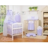 Babybett Bettwäsche Set 11-tlg mit Himmel - Little Prince/Princess lilac