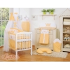 Babybett Bettwäsche Set 11-tlg mit Himmel - Little Prince/Princess pfirsich