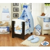 Bettwäsche Set 11-tlg mit Himmel (S60) - Teddy Bär Barnaba blue