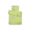 Baby Bettwäsche Set 2-tlg 75x100m - Leiter-Bärchen grün