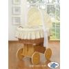 Bettwäsche für Baby Bollerwagen Set 2-tlg Bär Stickerei