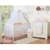 Babybett Bettwäsche mit Moskitonetz und Bettumrandung Set