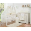 Bettwäsche-Set 5-tlg mit Moskitonetz - Hängende Herzen creme Decke 90x120
