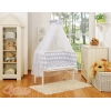 Bettwäsche Set 6tlg für Beistellbett FABIO - Basic rosa Elefanten