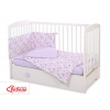Bettwäsche Set für Babybett 3-tlg - Ballerinen lila