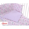 Bettwäsche Set für Babybett 3-tlg - Ballerinen lila