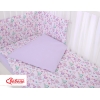 Bettwäsche Set für Babybett 3-tlg - Ballerinen lila