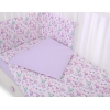 Bettwäsche Set für Babybett 3-tlg - Ballerinen lila