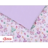 Bettwäsche Set für Babybett 3-tlg - Ballerinen lila