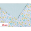 Bettwäsche Set für Babybett 3-tlg - blaue Schmetterlinge